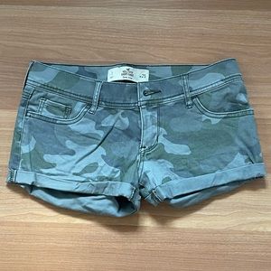 Hollister Low-Rise Camo Shorts
